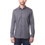Vincent D'Amerique Mens long sleeve stretch button print shirt
