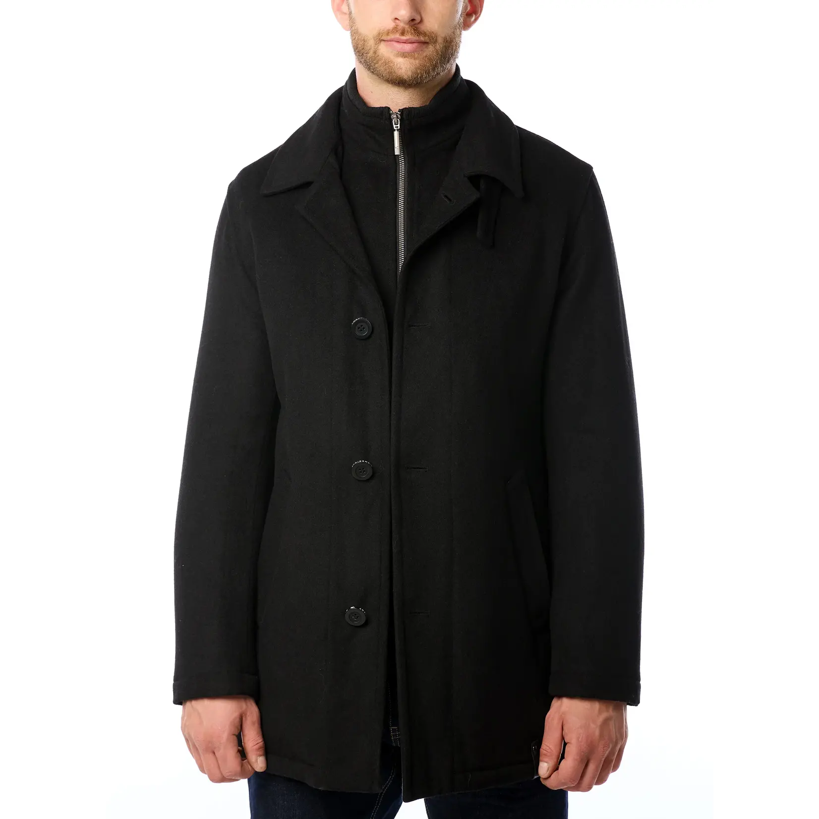 Vincent D'Amerique Vincent D'Amerique Mens dress jacket/over coat with zip off lining, jackets, coats