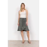 Soya Concept Pull on stretch skirt with ruffle front