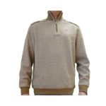Vincent D'Amerique Mens long sleeve 1/4 zip mock neck sweater