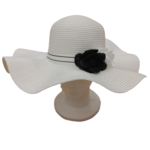 Picabo Summer shade hat with flower