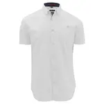 Point Zero Short sleeve poly/cotton button shirt