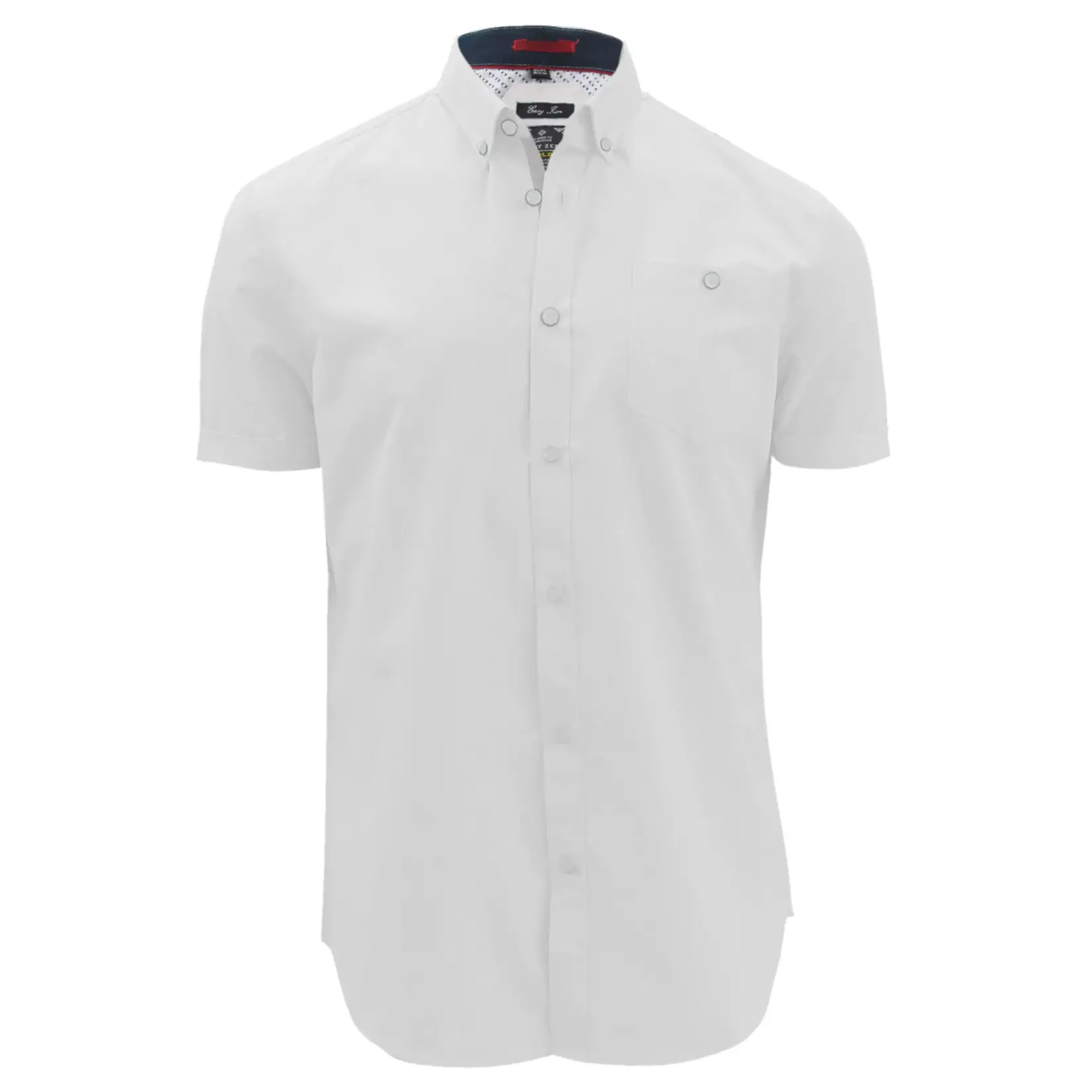 Point Zero Point Zero short sleeve poly/cotton button shirt