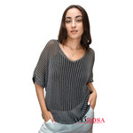 Amorosa Crotchet v- neck sweater cover up