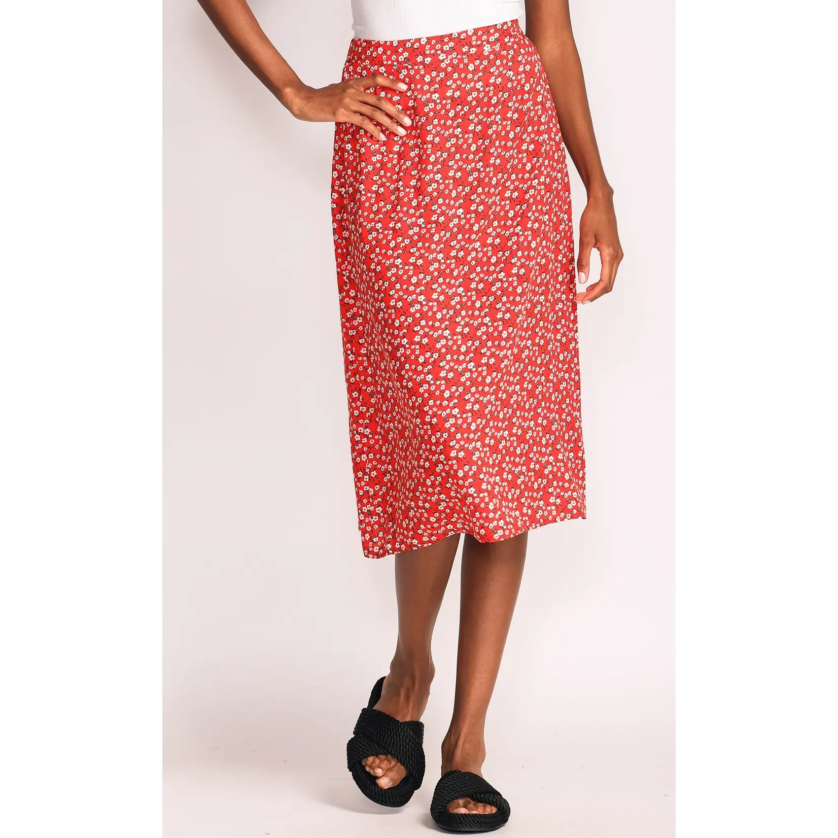 Pink Martini Pink Martini ladies long floral lined skirt, skirts