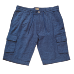 Point Zero Mens linen blend cargo shorts 11 inch inseam with drawstring