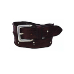Silver Women's genuine leather belt