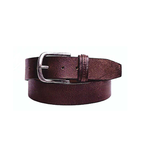 Silver Men's genuine leather belt