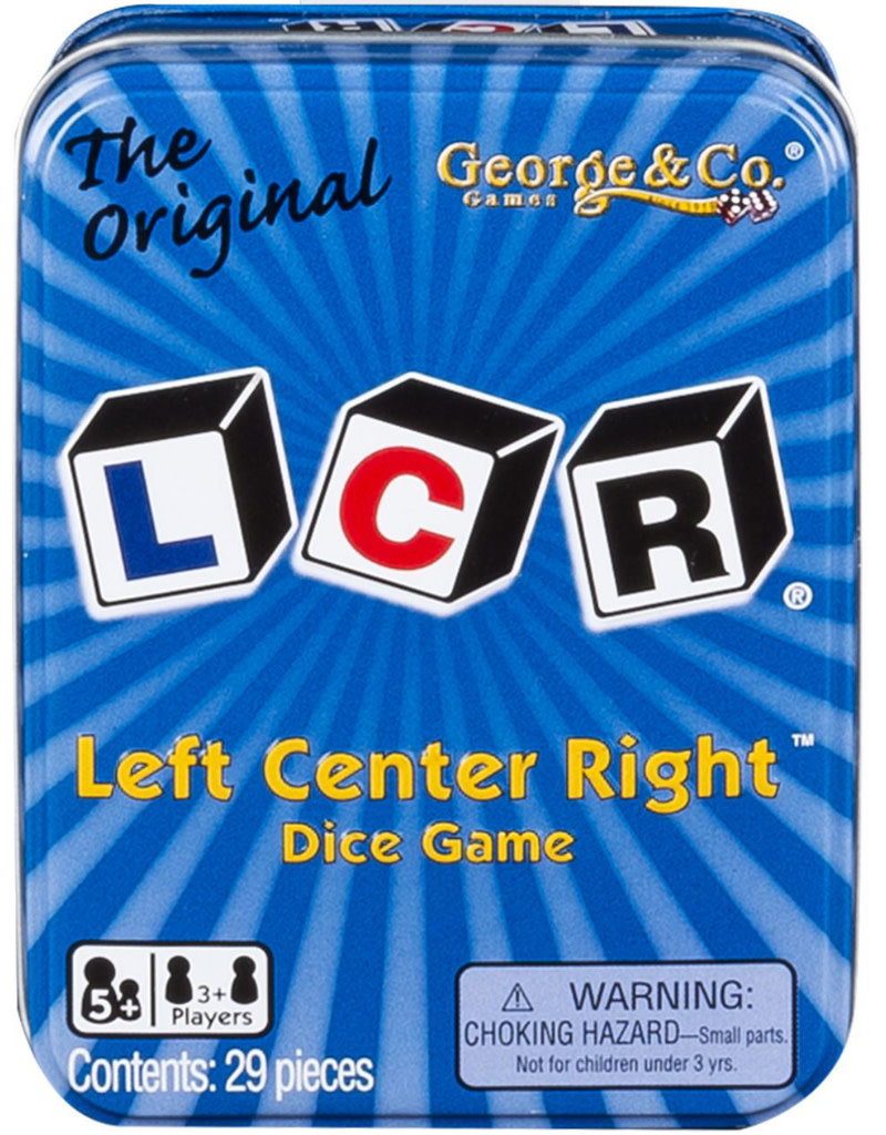 LCR - Left Center Right Game (EN) - Boutique RÉPUBLIK JEUX