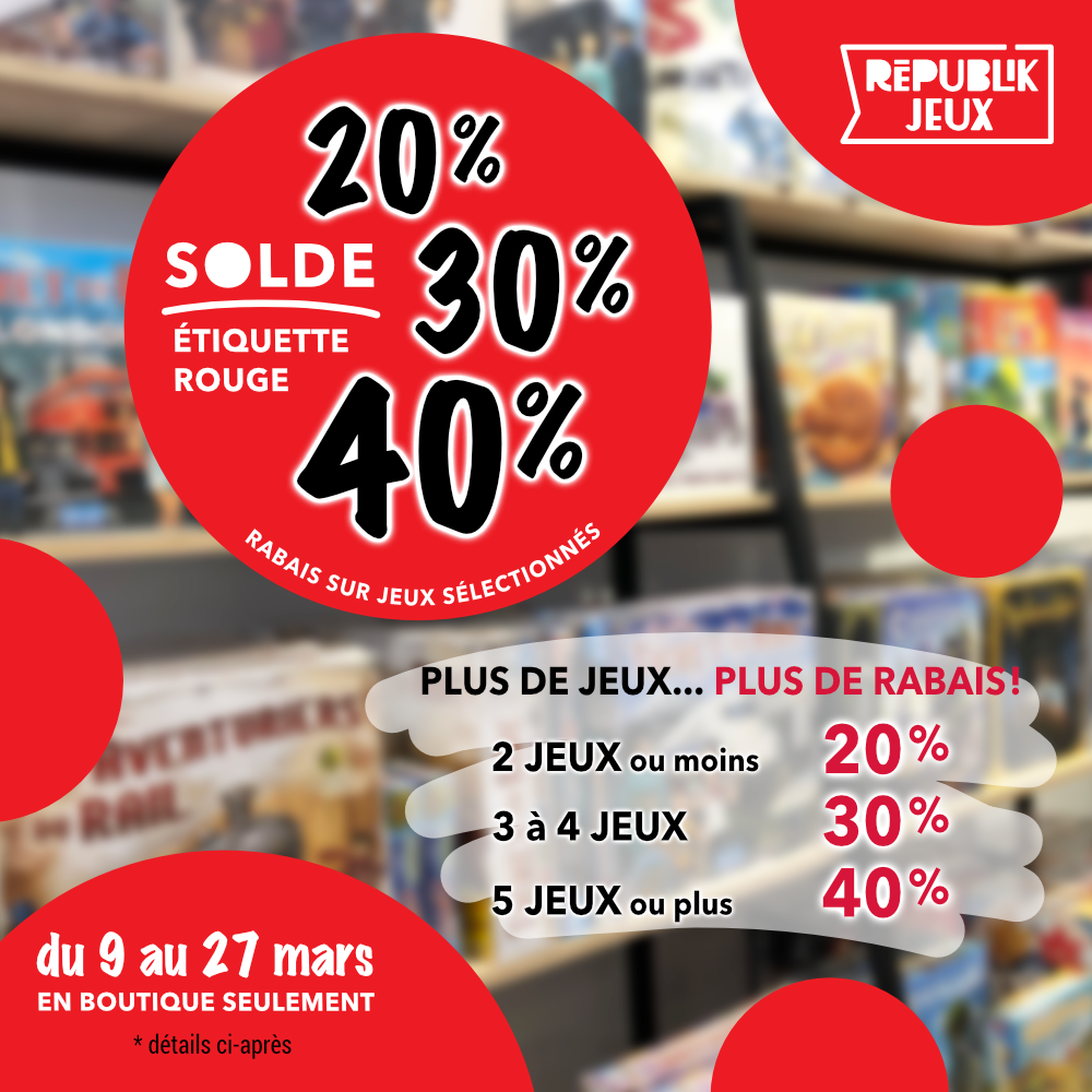 Solde Étiquette Rouge