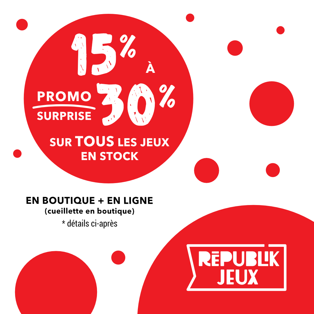 15% à 30% de rabais !!!!
