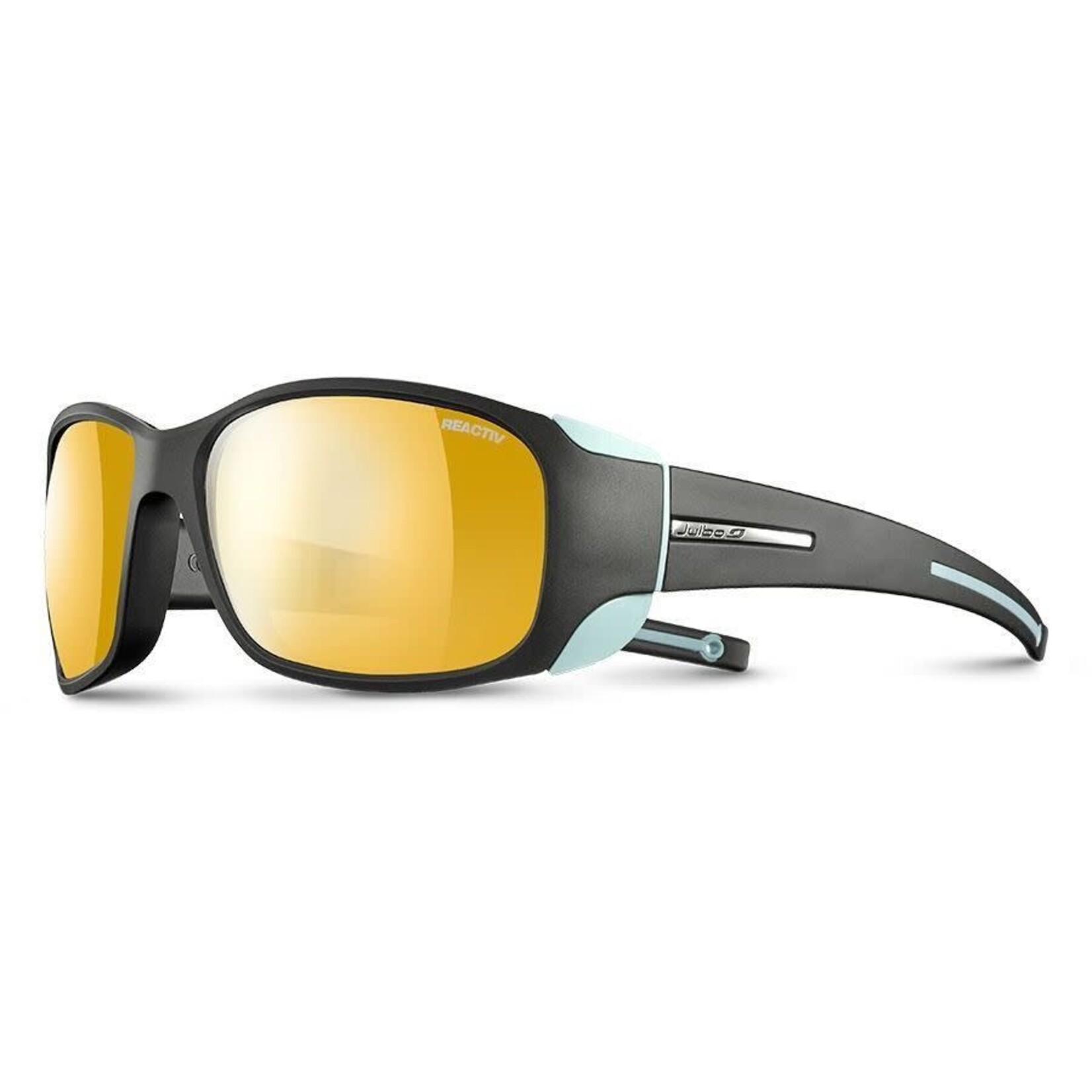 Julbo MONTEROSA Sunglasses ANTHRACITE / Blue Mint Frame with Zebra Lenses