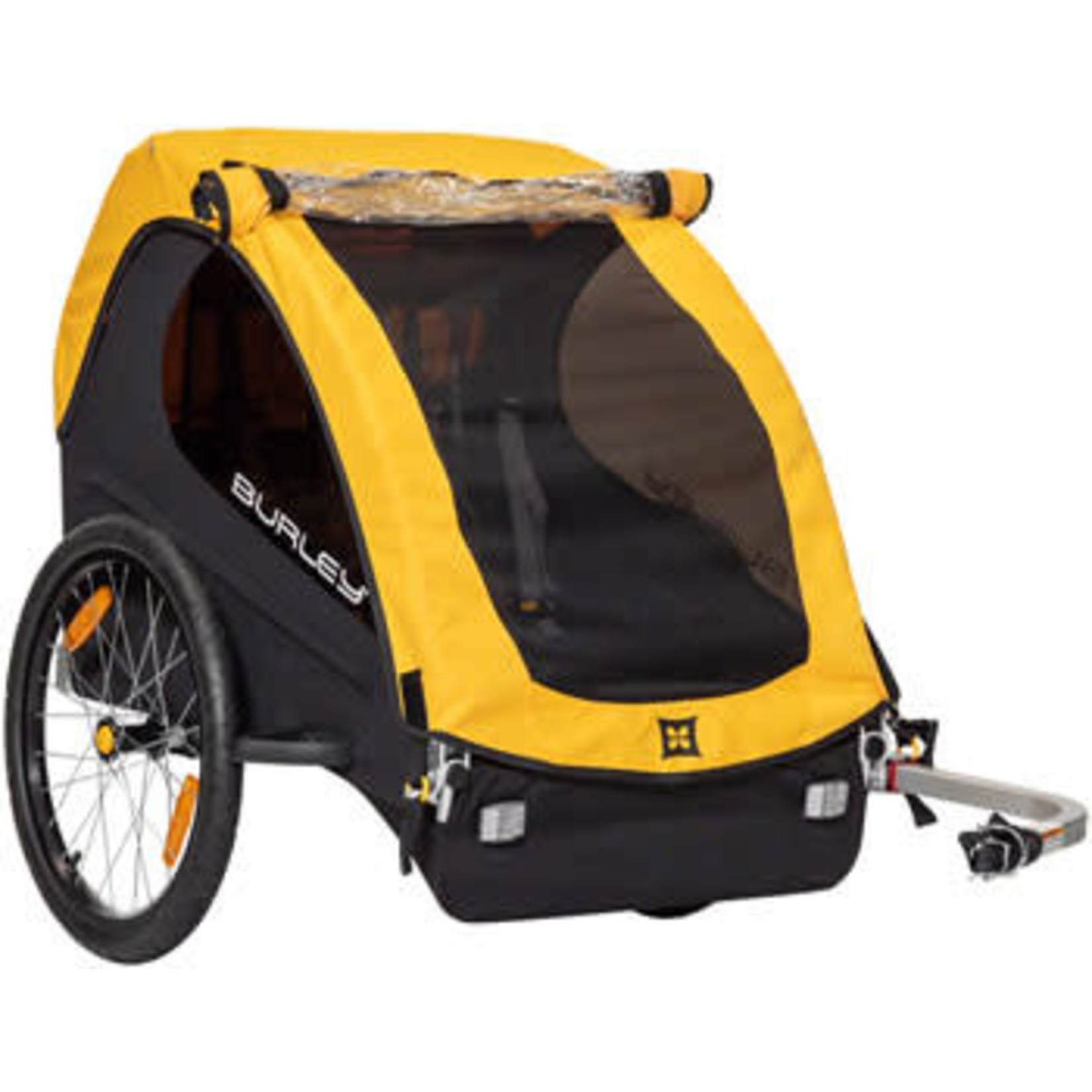 Burley Bee Child Trailer - Double - Yellow