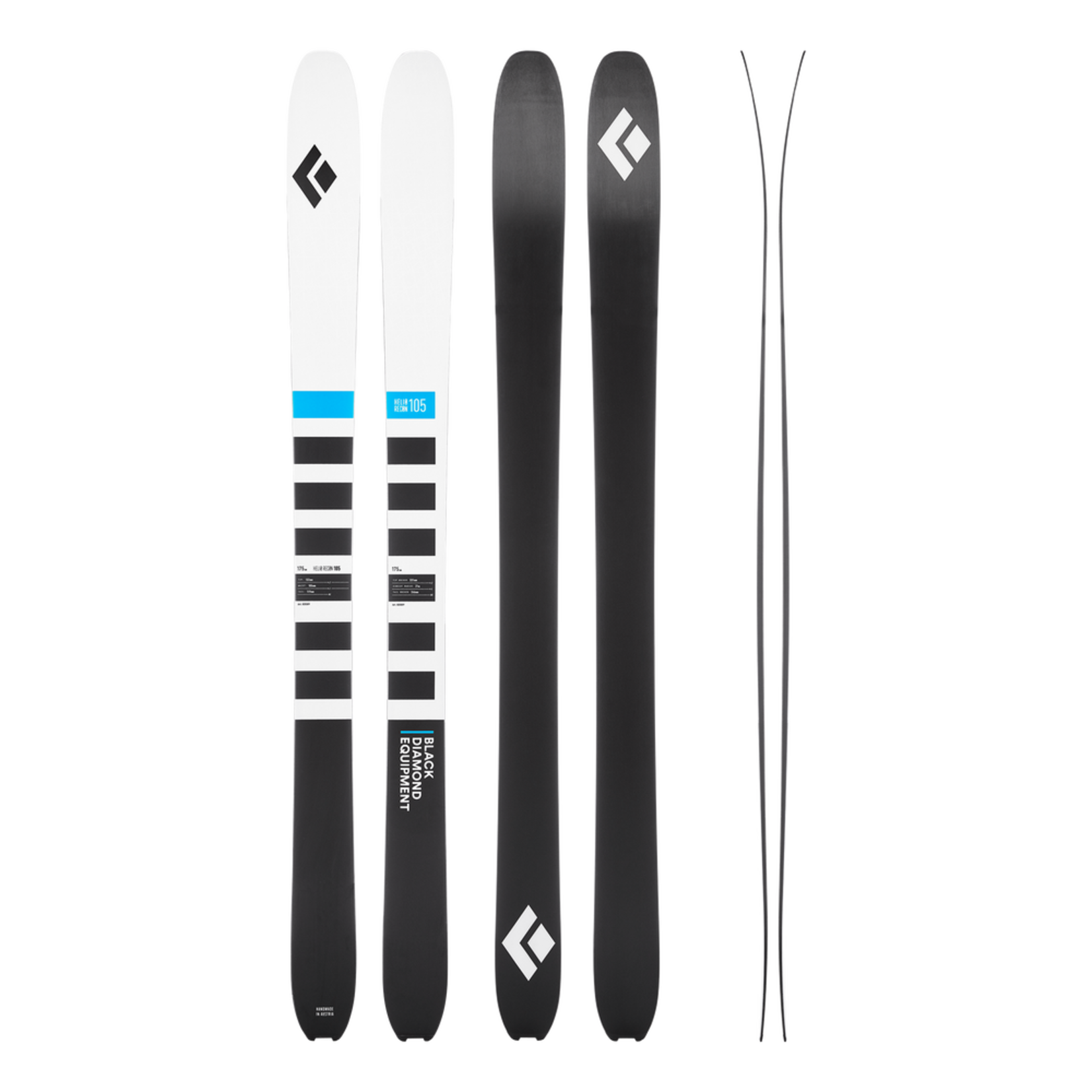 Black Diamond Helio Recon Skis, 105mm