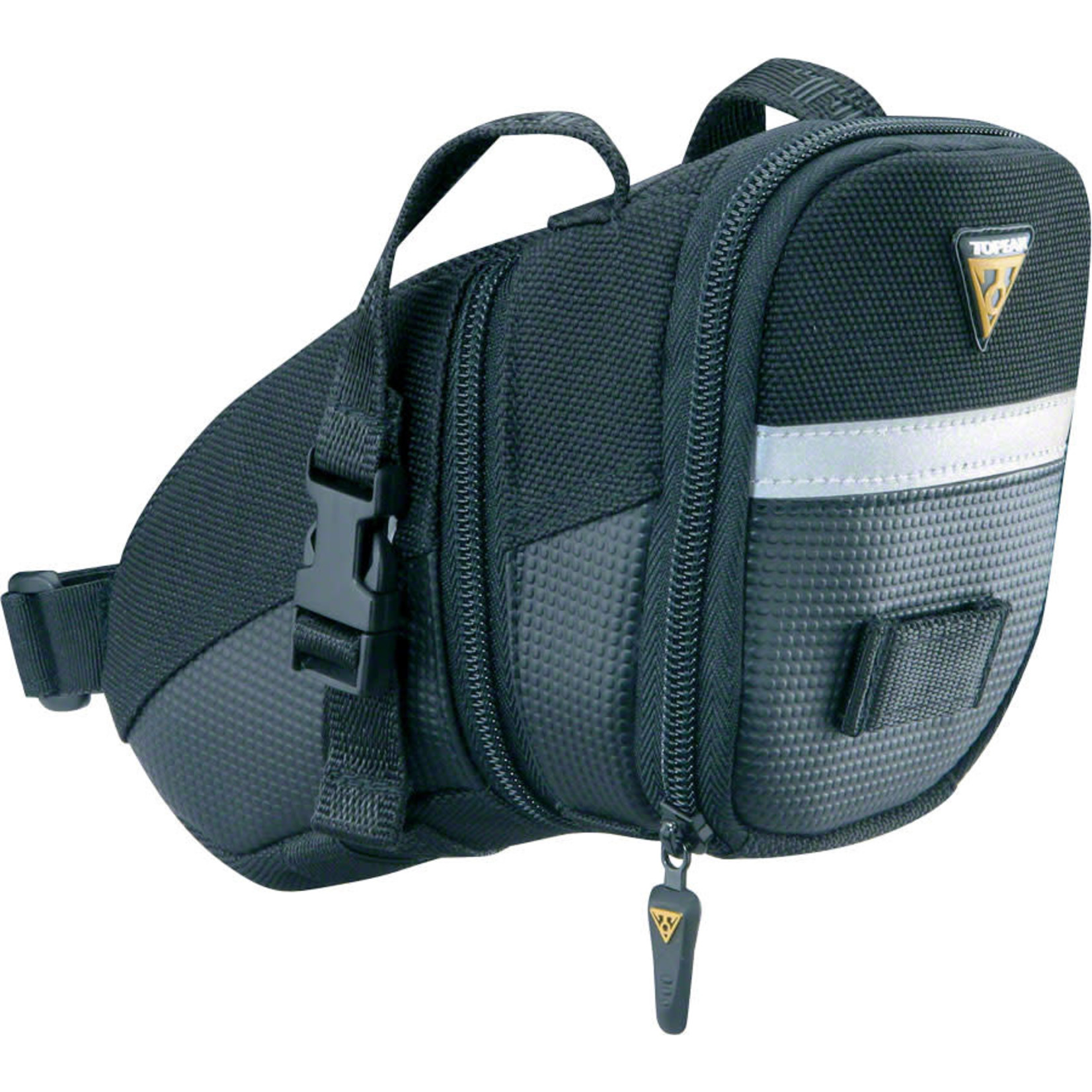 Topeak Aero Wedge Seat Bag - Strap-on, Medium, Black