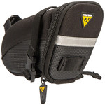 Topeak Aero Wedge Seat Bag - Strap-on, Small, Black