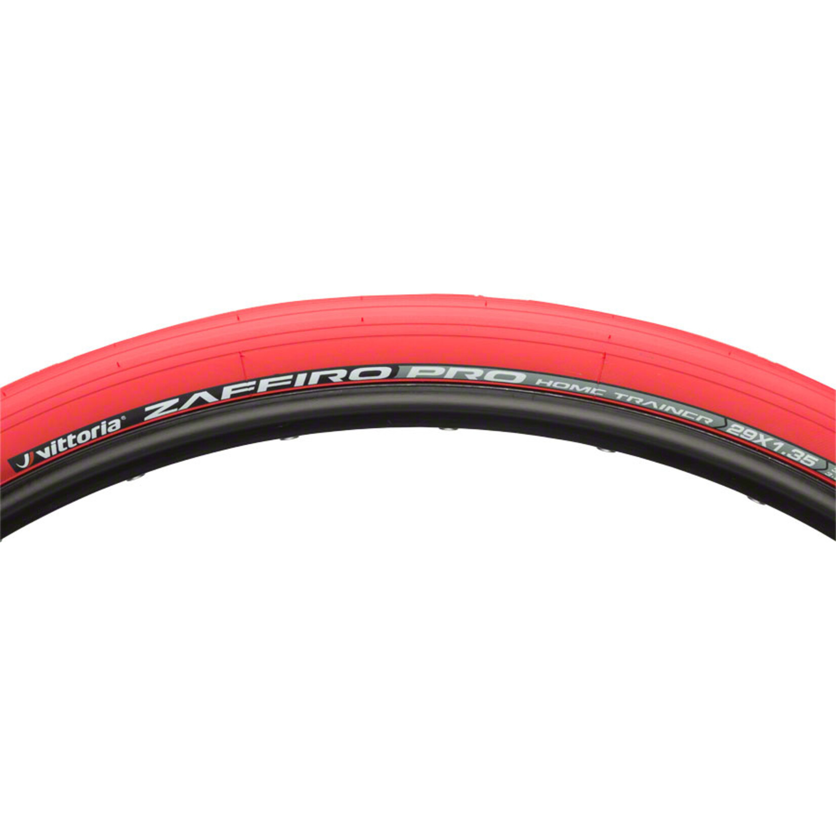 Vittoria Zaffiro Pro Home Trainer Tire: Folding Clincher, 29x1.35, Red