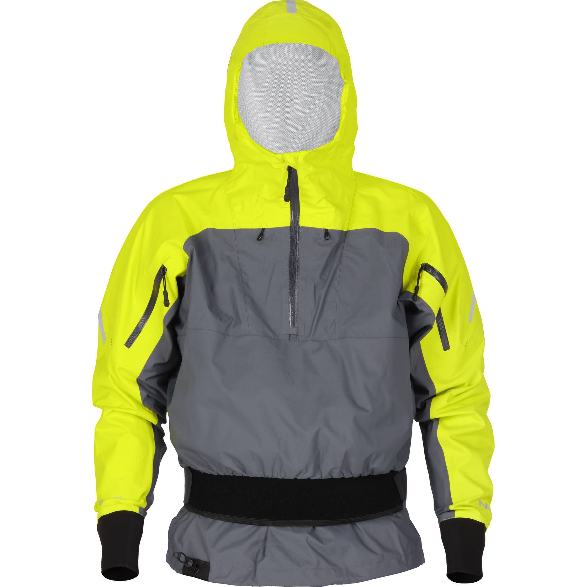 Men's Riptide Splash Jacket, Chartreuse/Gray - Sound Bikes