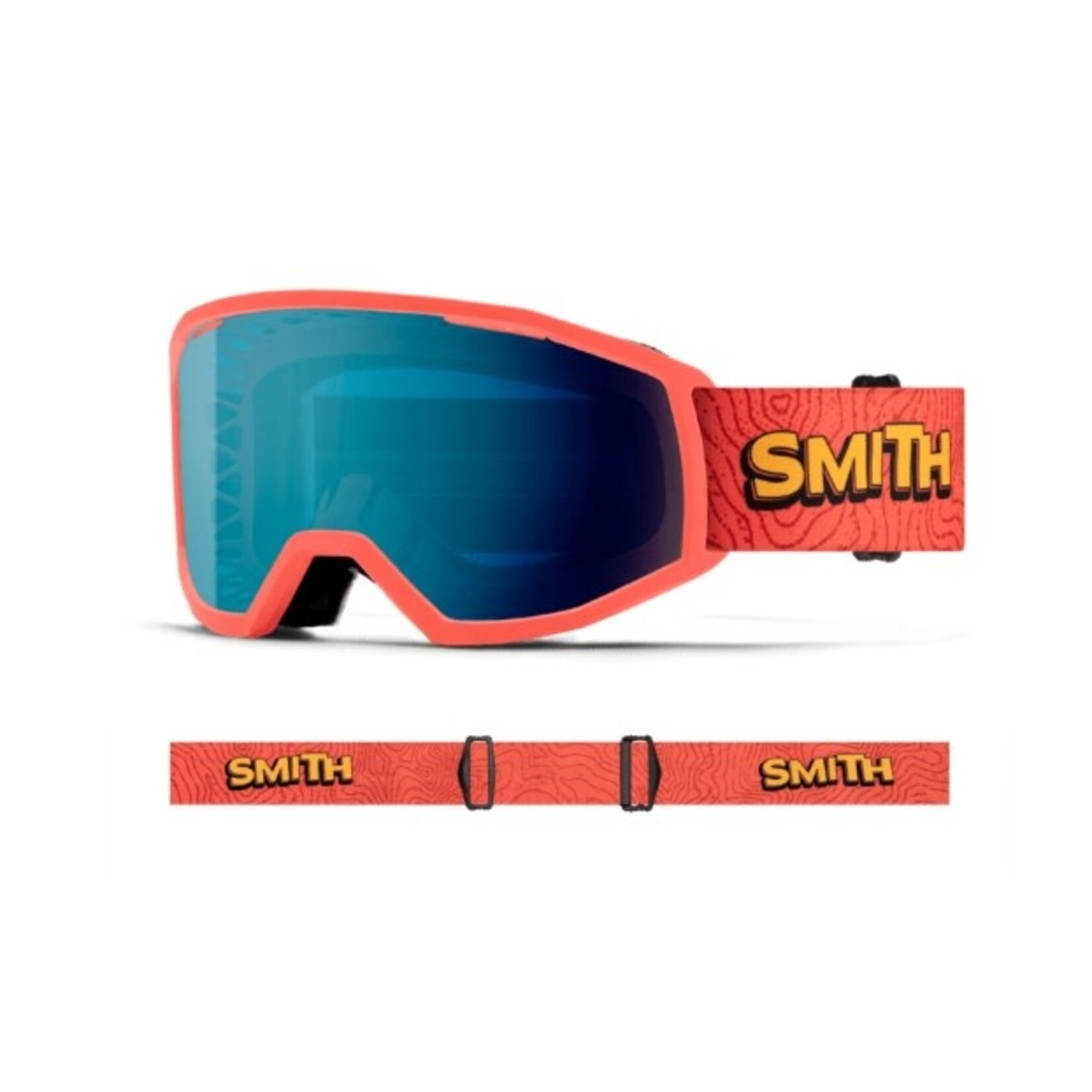 Smith Loam S MTB Google Blaze || Blue Mirror