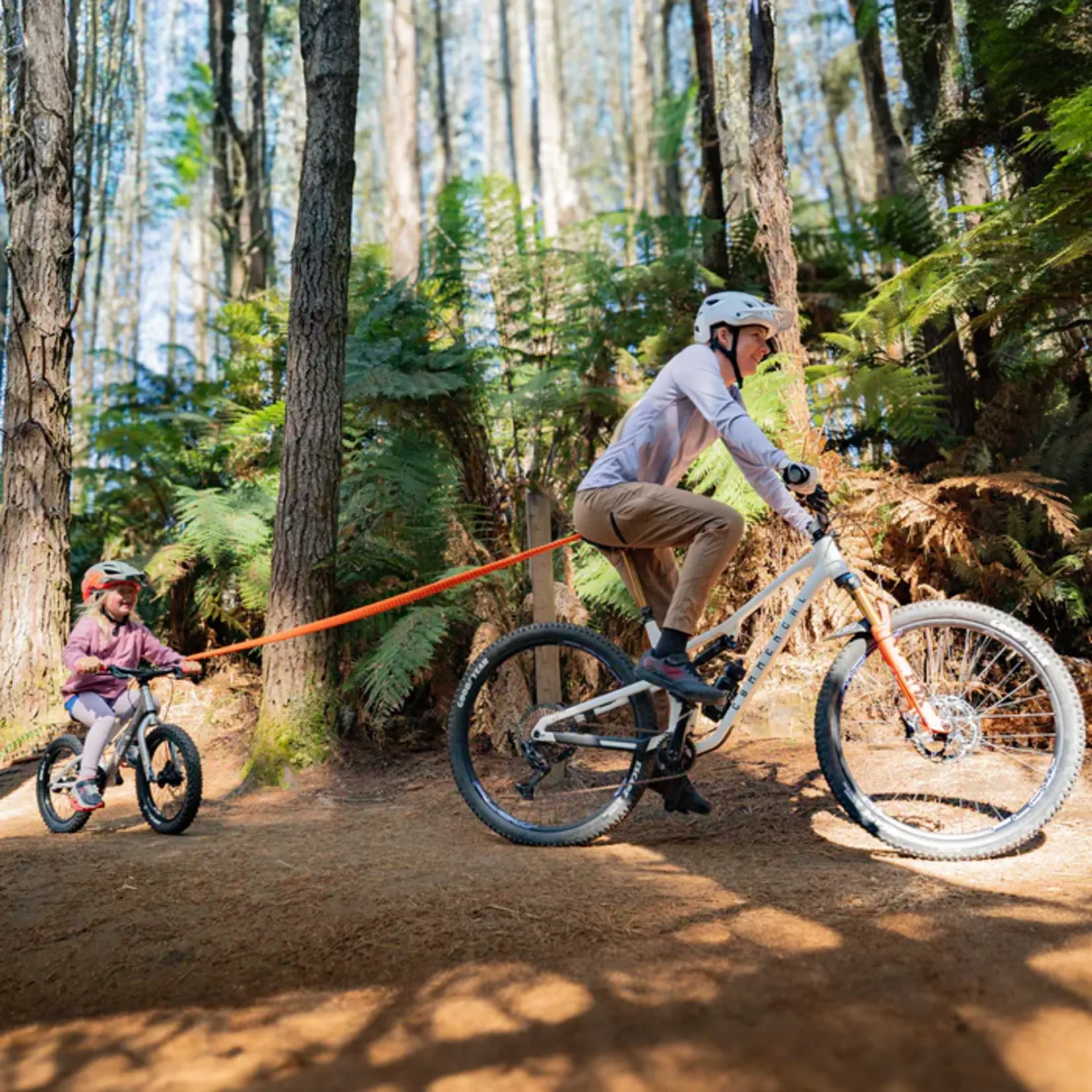 Kids Ride Shotgun MTB Tow Rope - Orange