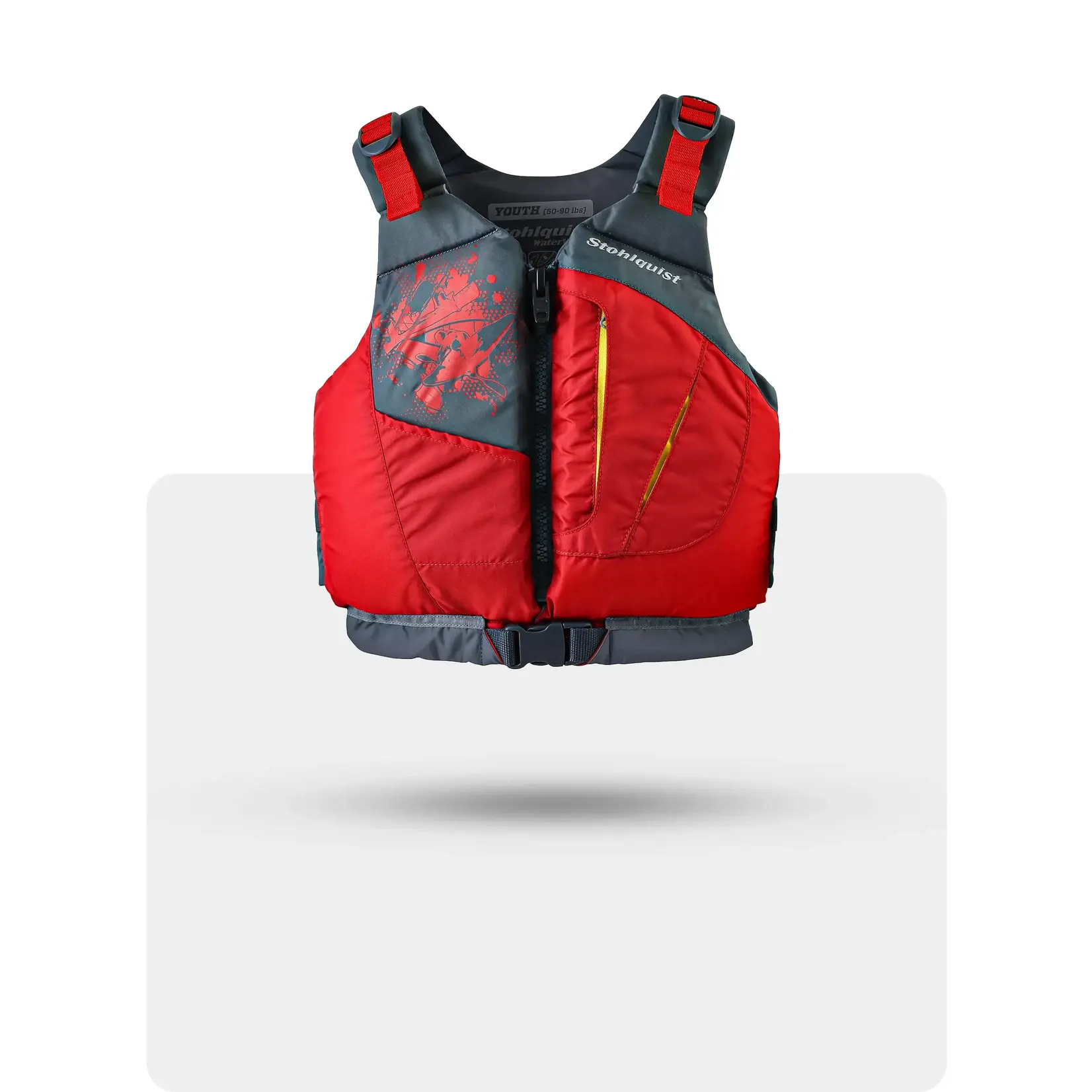 Stohlquist Escape PFD Redtide Youth LG/Adult XS