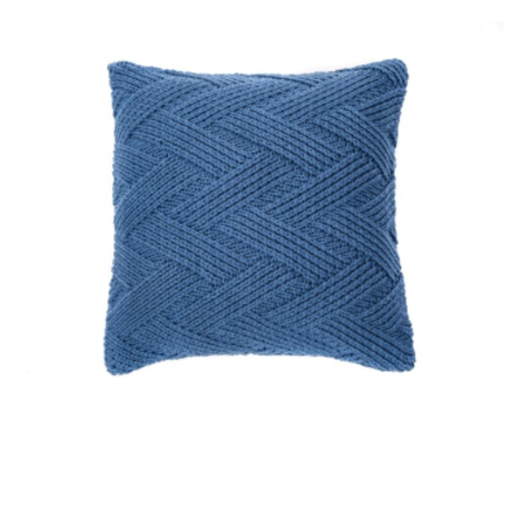 Zig Zag Blue Cushion