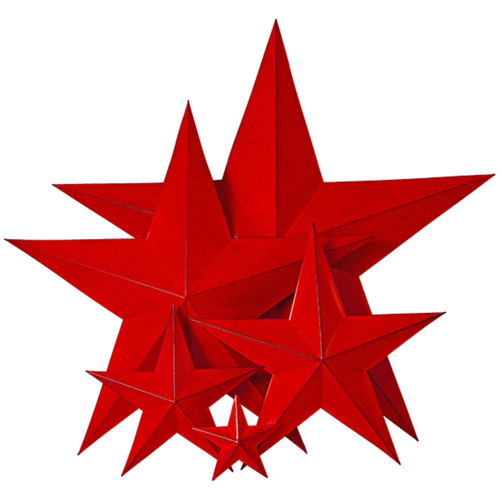 Red Metal Star