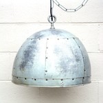 Recycled Tin Dome Light