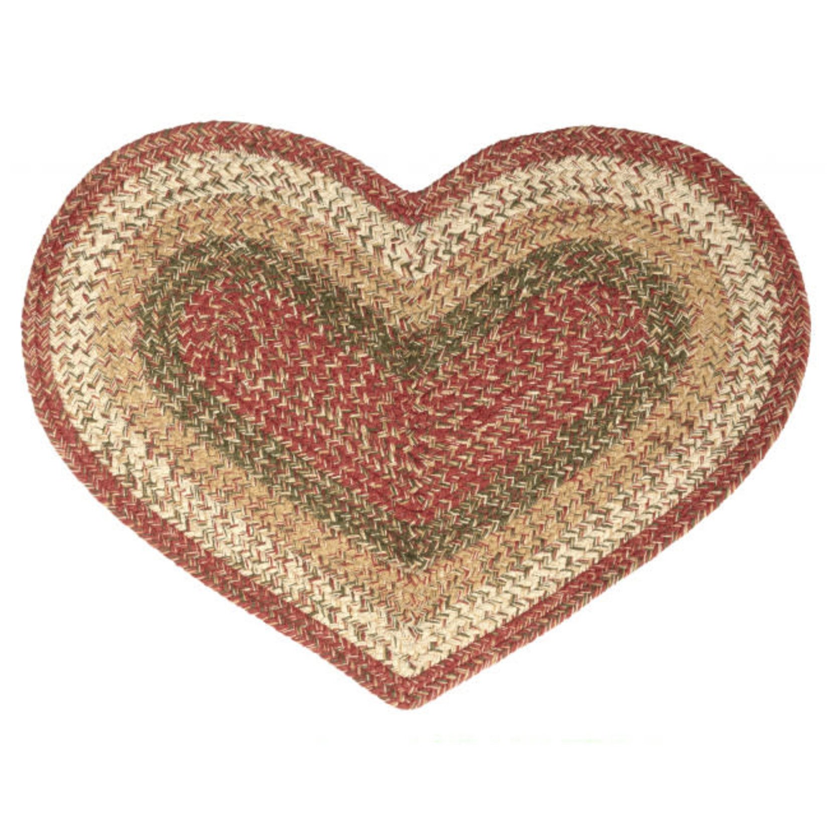 Braided Heart Rug