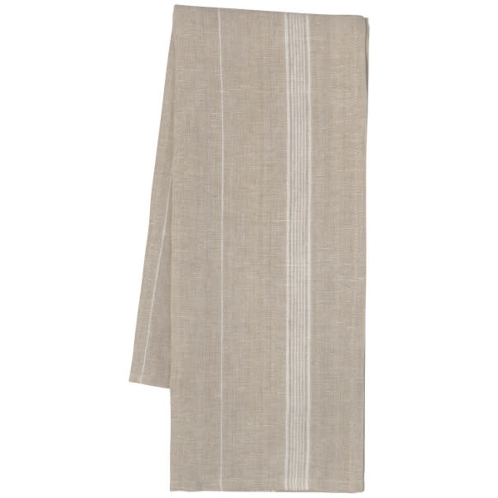 Danica Studios White Maison Stripe Linen -  Tea Towel