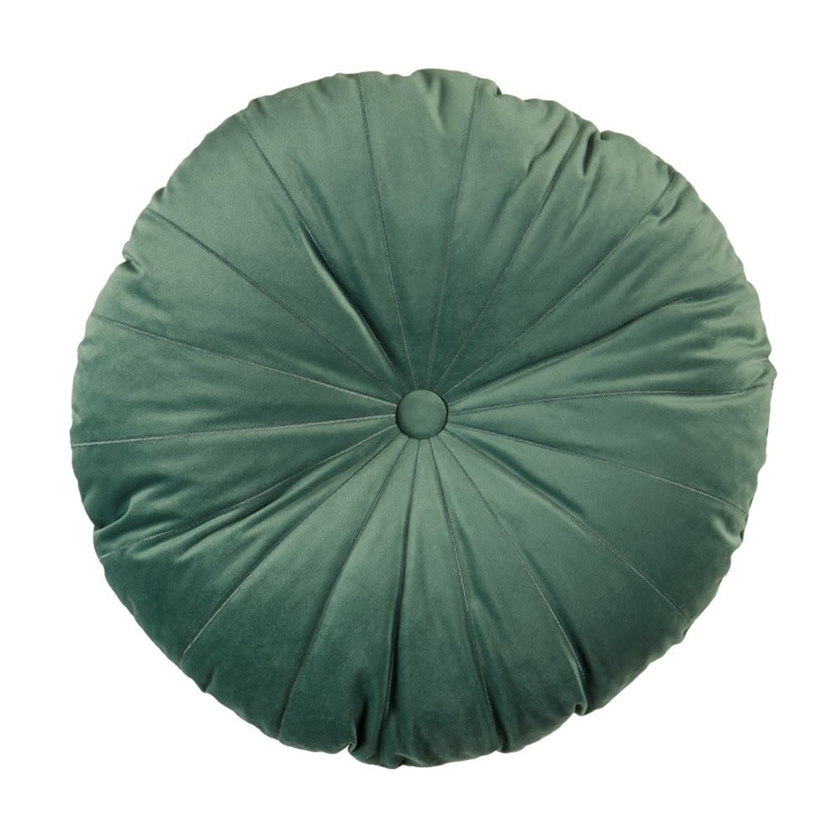 Mandarin Grey/Green Round Cushion