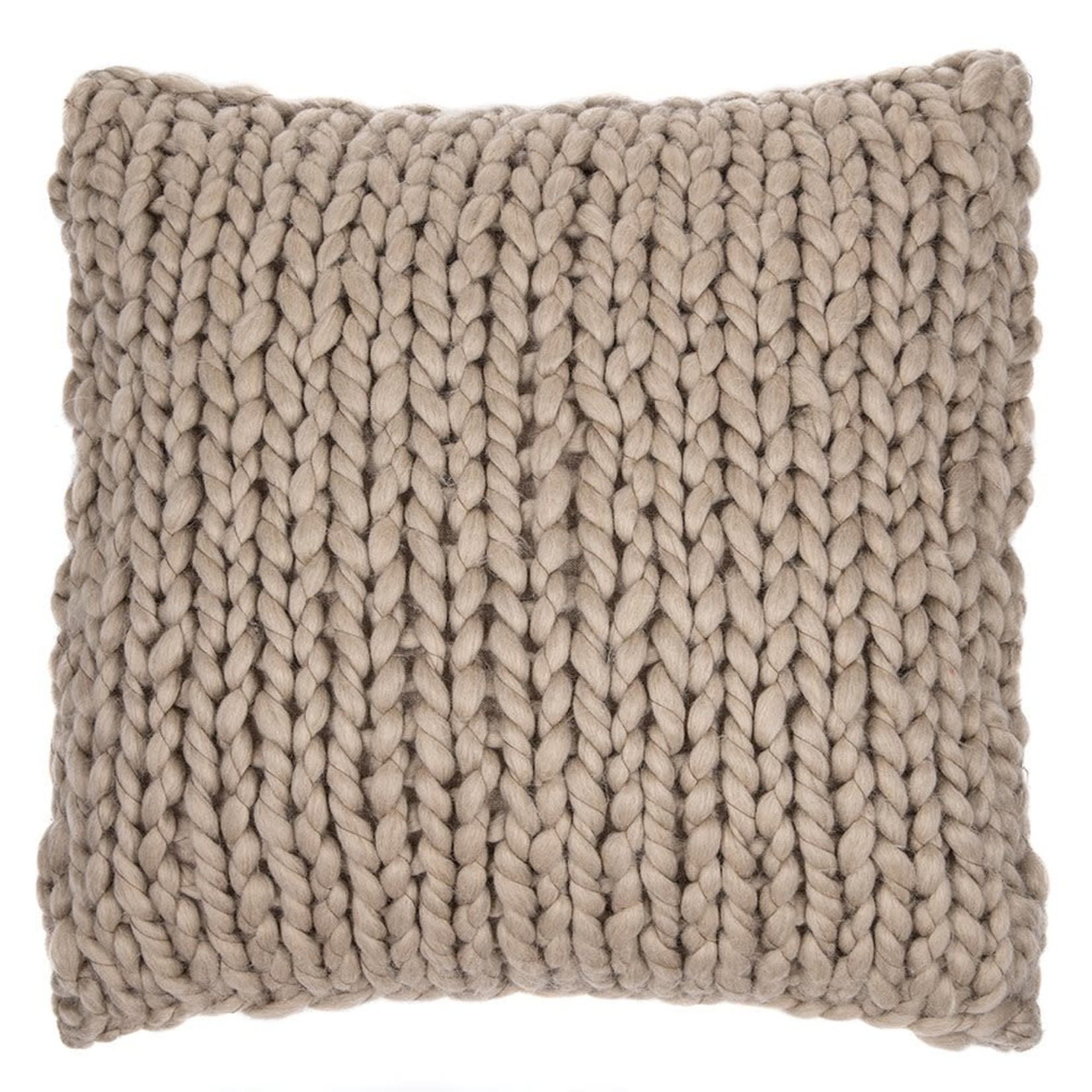 Cocooning Chunky Knitted Cushion