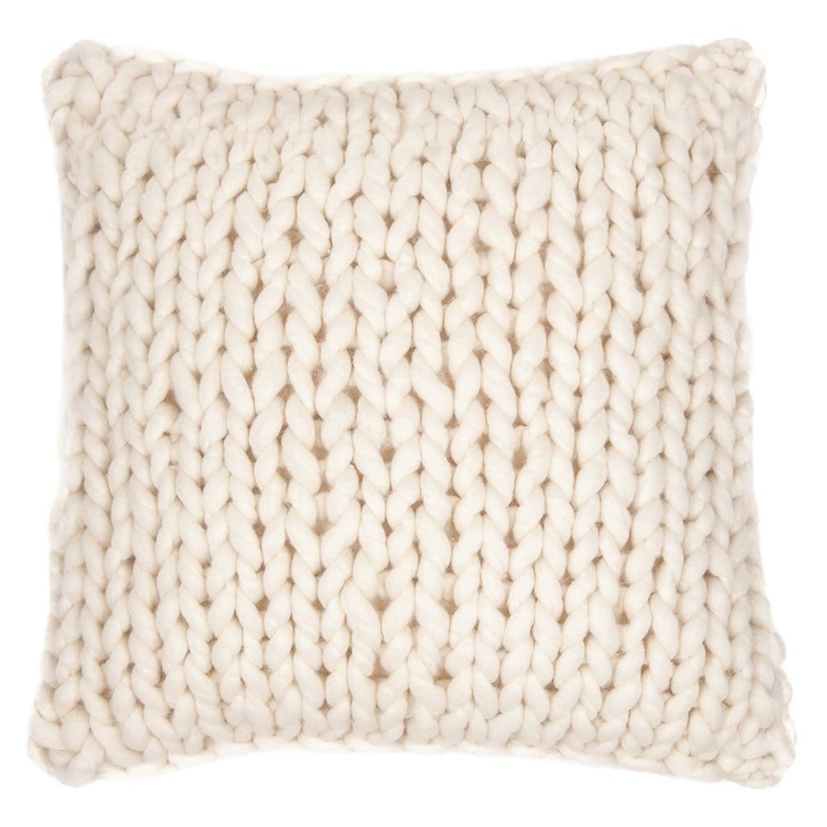 Cocooning Chunky Knitted Cushion