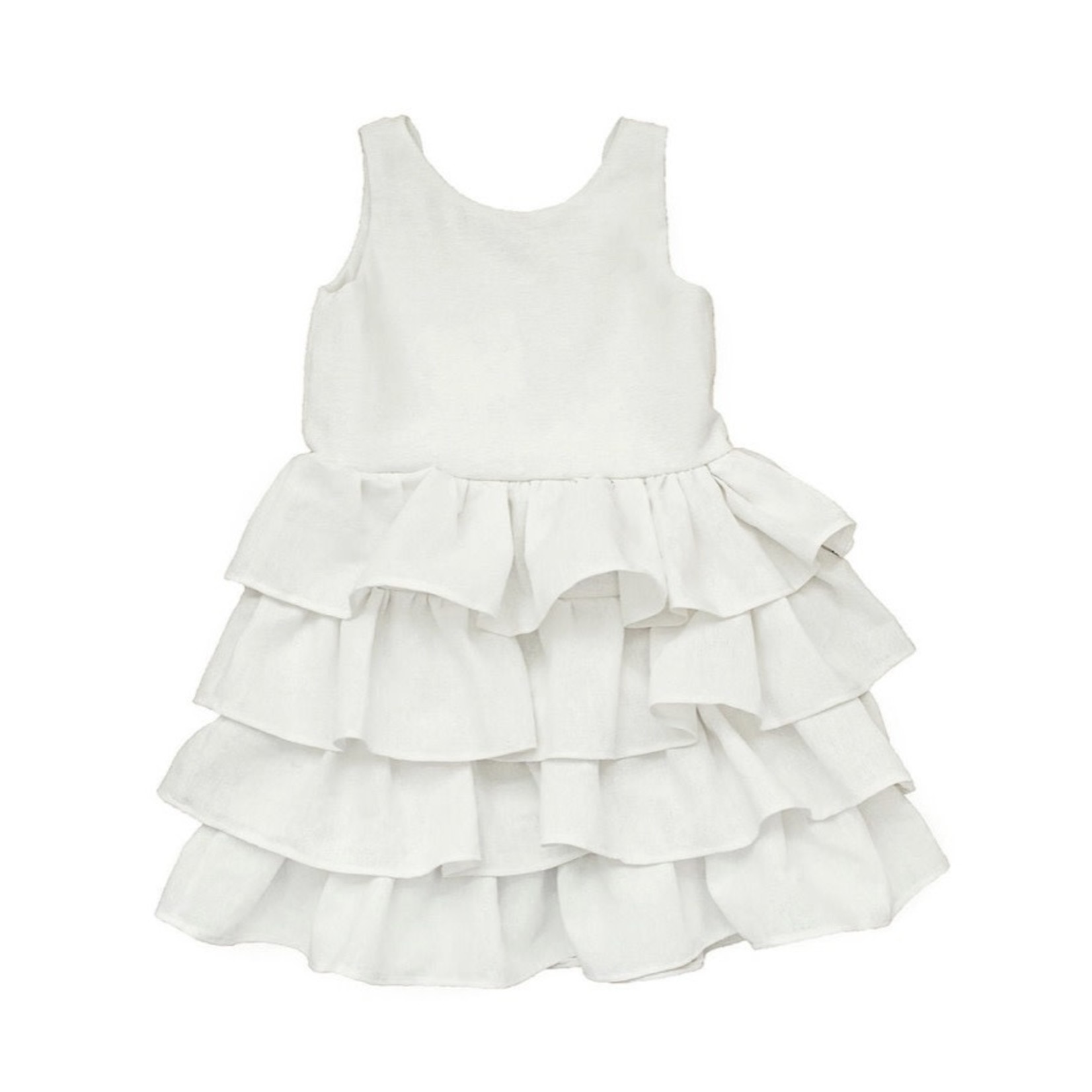 The Brynn - Ruffle Party Dress - Crystal