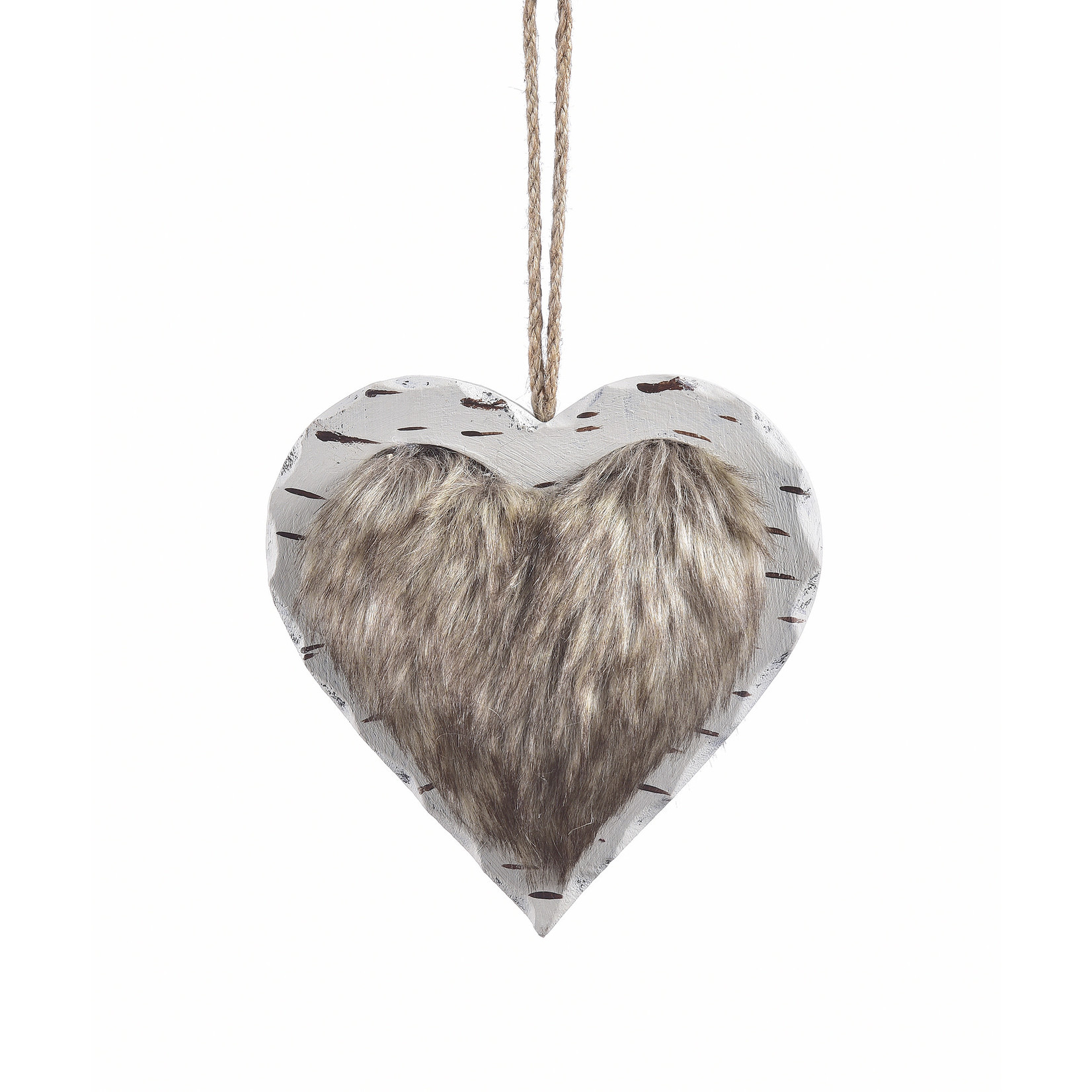 Furry Heart Ornament