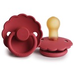 Mushie & Co. Daisy Pacifier - Scarlet
