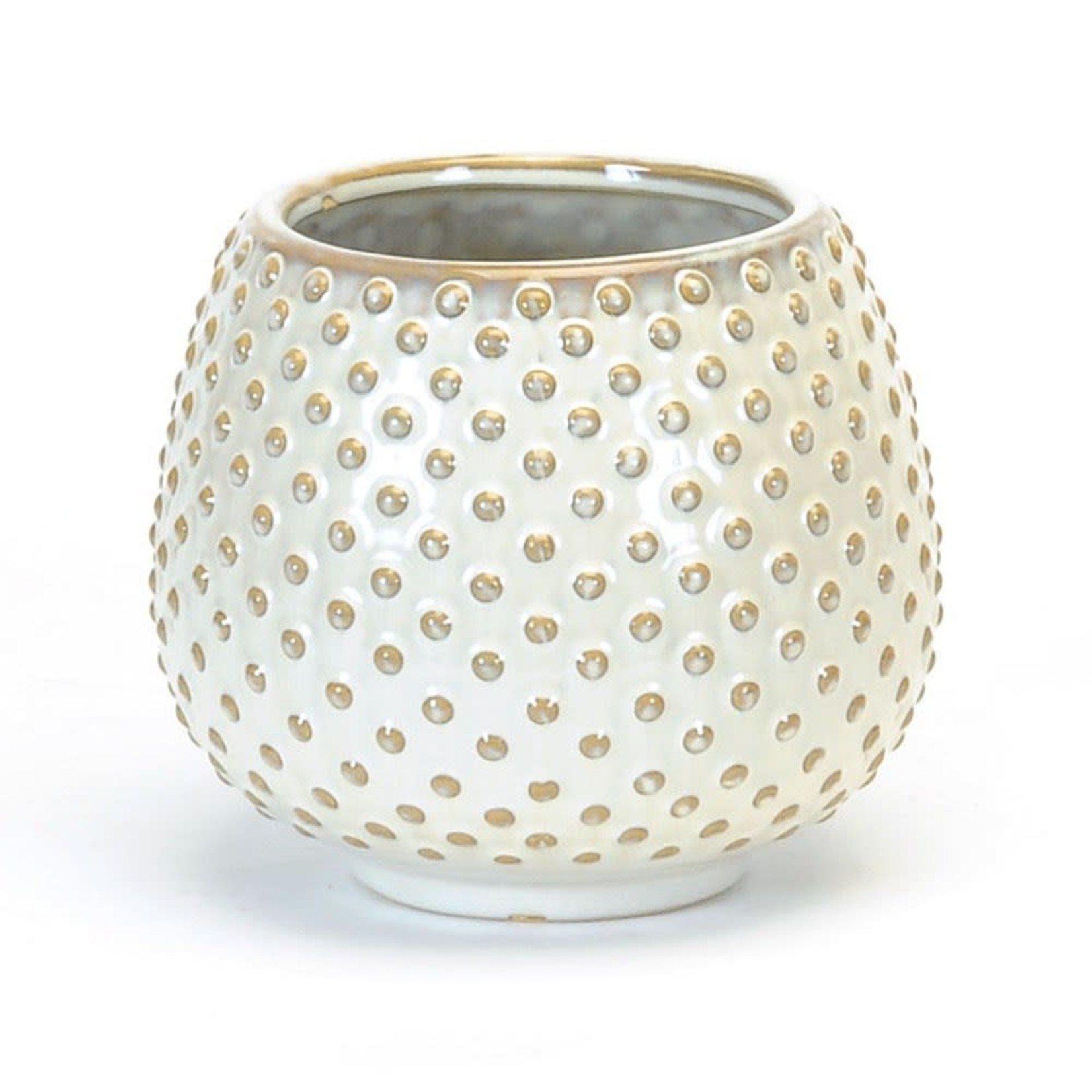 BBL Round White Pot Creekside Home Decor