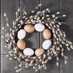OCD - Rustic Eggs - Luncheon Napkin