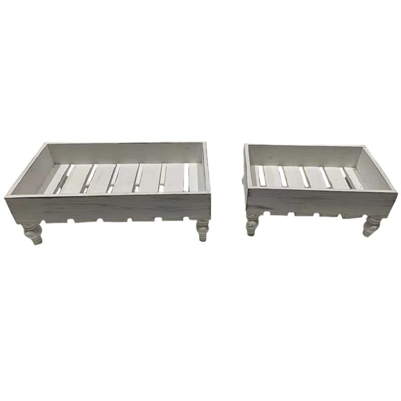 Rectangle Risers - White