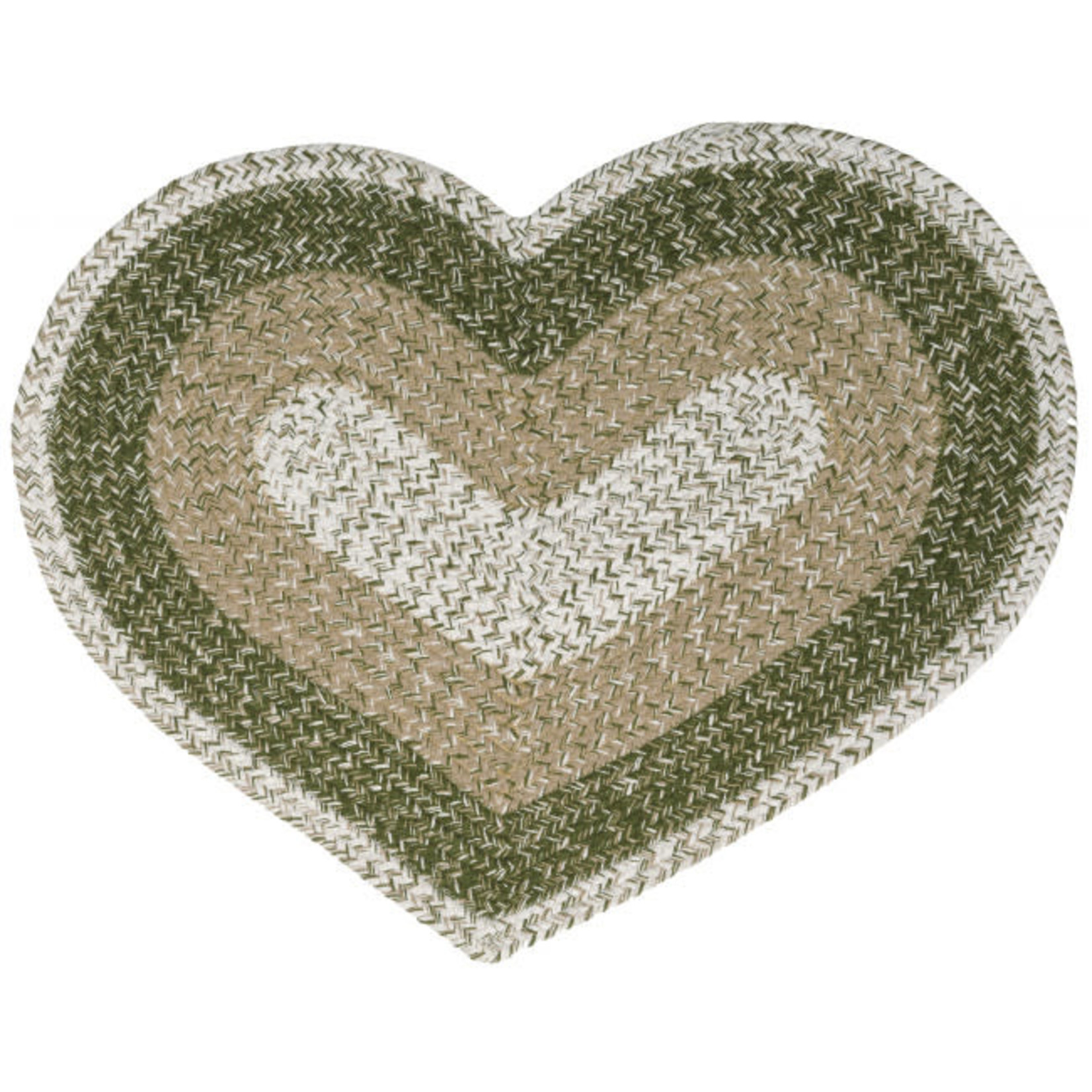 Braided Heart Rug