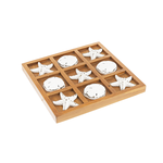 Natural Starfish & Sand Dollar Tic-Tac-Toe Board