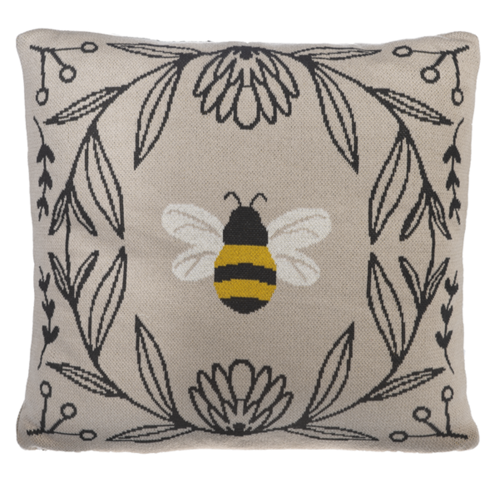 Bee Knit Pillow