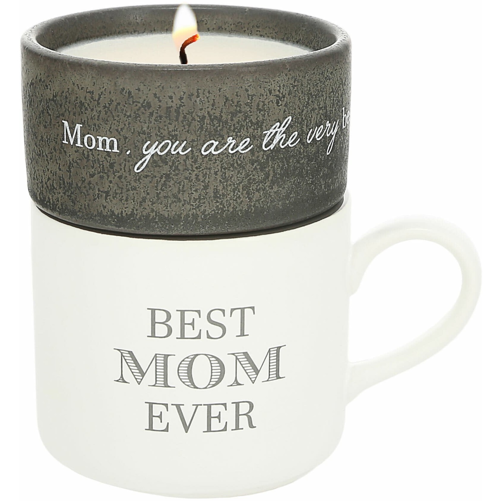 Mom - Stacking Mug & Candle Set