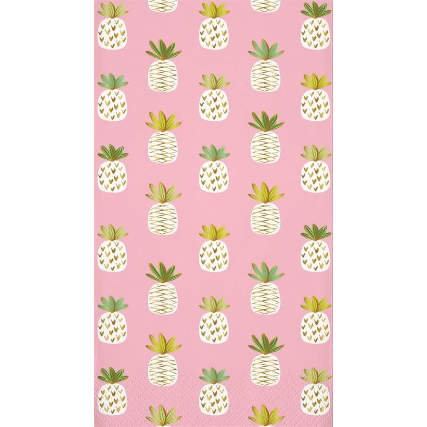 Pineapples - Foil Guest Towel