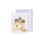 Wrendale Design Crackers About Cheese - Mini Card