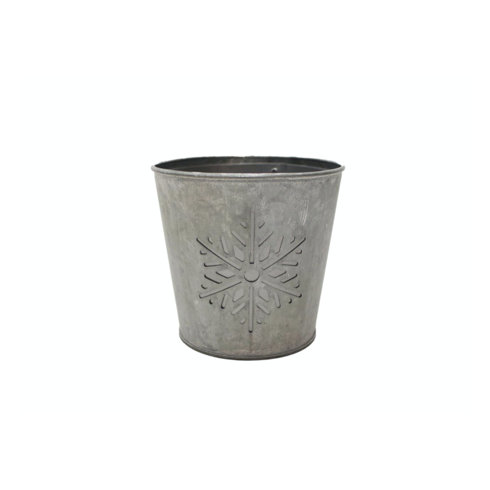 Snowflake Metal Pot