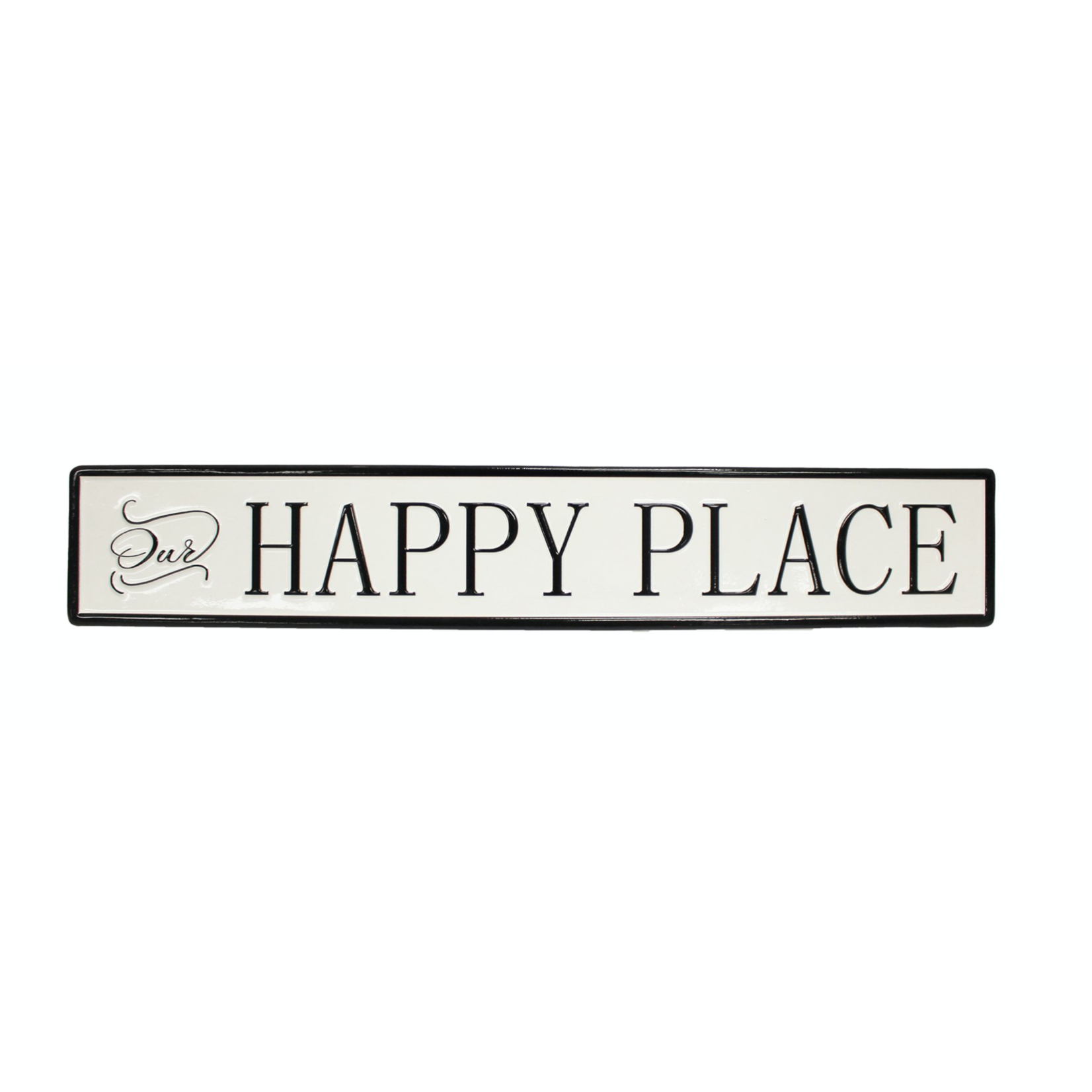 Our Happy Place Sign