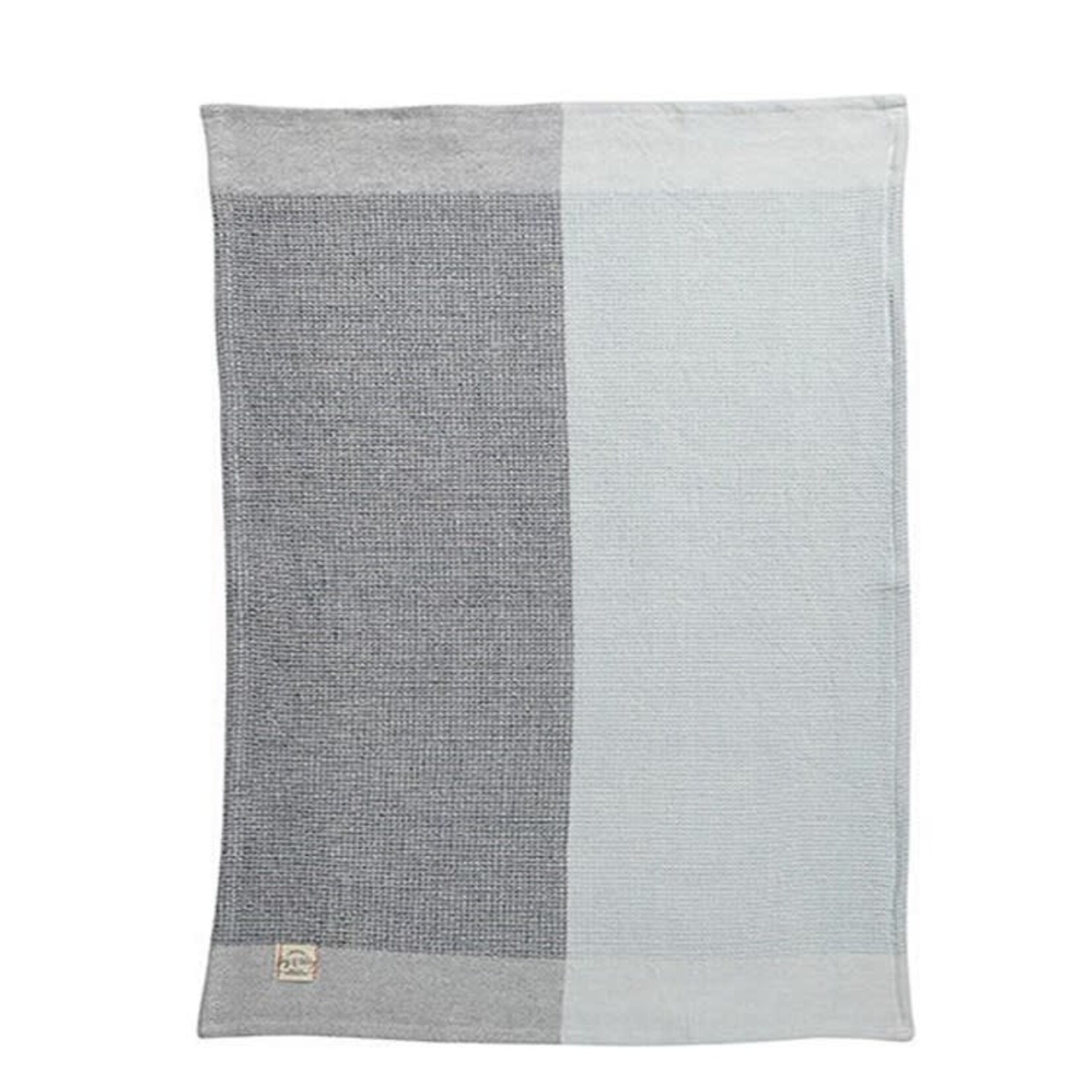 Two Tone Blue Waffle Kitchen Towel