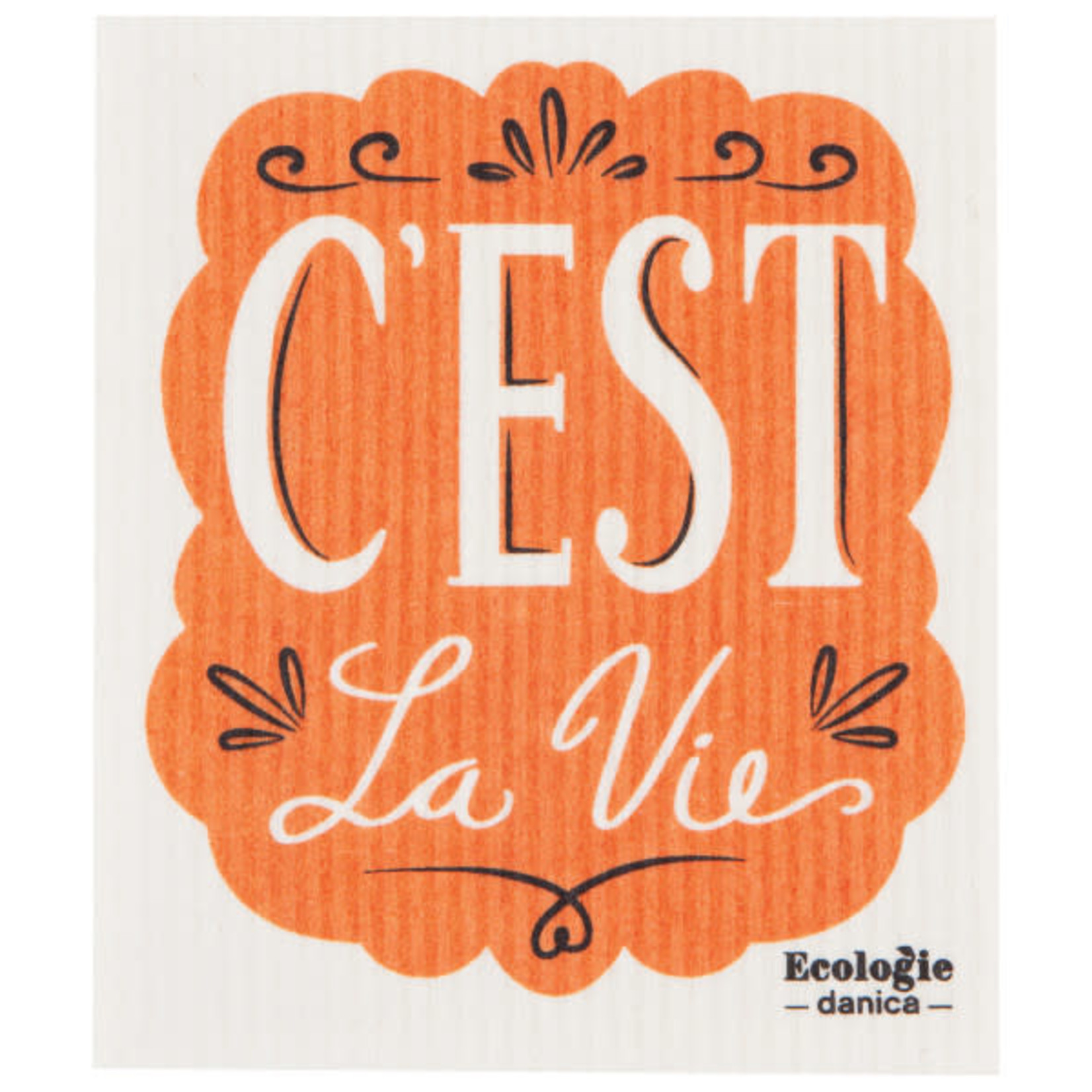 Danica Studios C'est La Vie Swedish Dishcloth