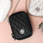 Black Grace Quilted Crossbody